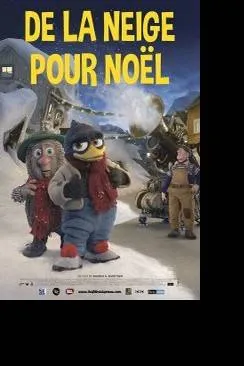 poster De la neige pour Noël