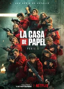poster serie La Casa de Papel - Saison 5